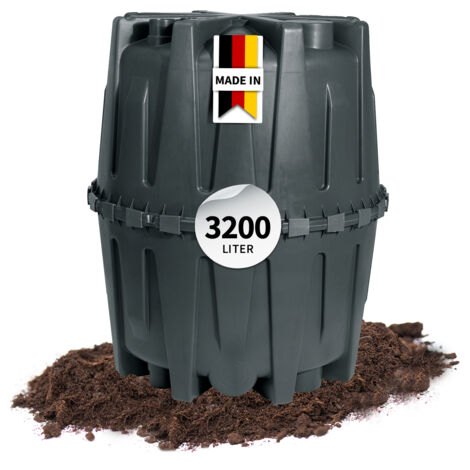 GARANTIA HERKULES Sammelgrube 3200 L schwarz