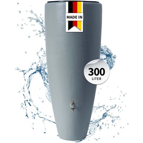 GARANTIA 2in1 Wasserbehälter 300 L, zinkgrau