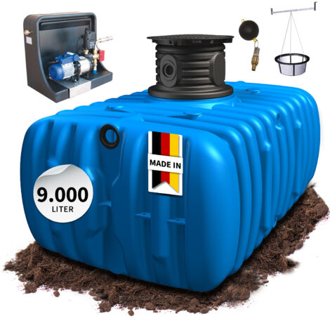 4rain FLAT M Flachtank-Paket 9000 L