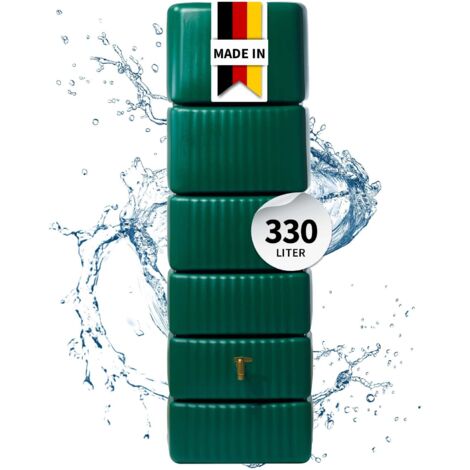 4rain SLIM Wandtank 330 L, dunkelgrün