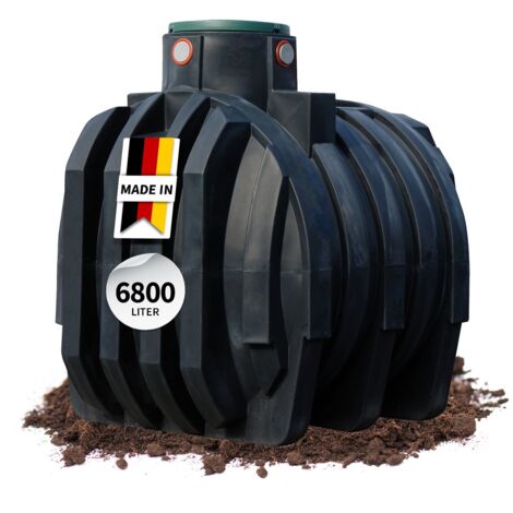 4rain MONO Erdtank 6800 Liter inkl. Tankabdeckung