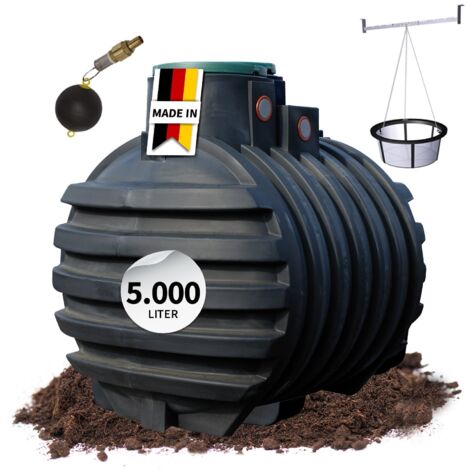 4rain MONO Retentionszisterne Plus 5000 Liter inkl. Tankabdeckung