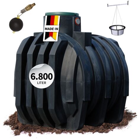 4rain MONO Retentionszisterne Plus 6800 Liter inkl. Tankabdeckung