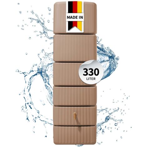 4rain SLIM Wandtank 330 Liter taupe