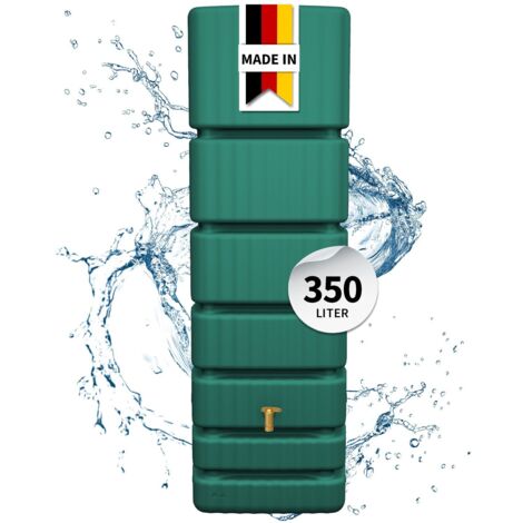 4rain SLIM Wandtank 350 Liter dunkelgrün