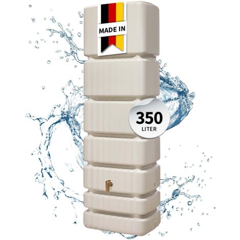 4rain SLIM Wandtank 350 Liter sandbeige