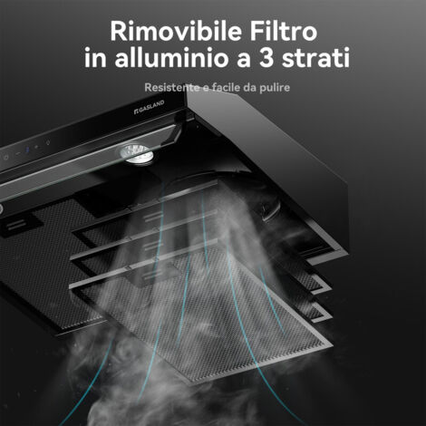 GASLAND UC60BS Cappe Aspiranti A Doppio Motore 60 Cm - Foto 7