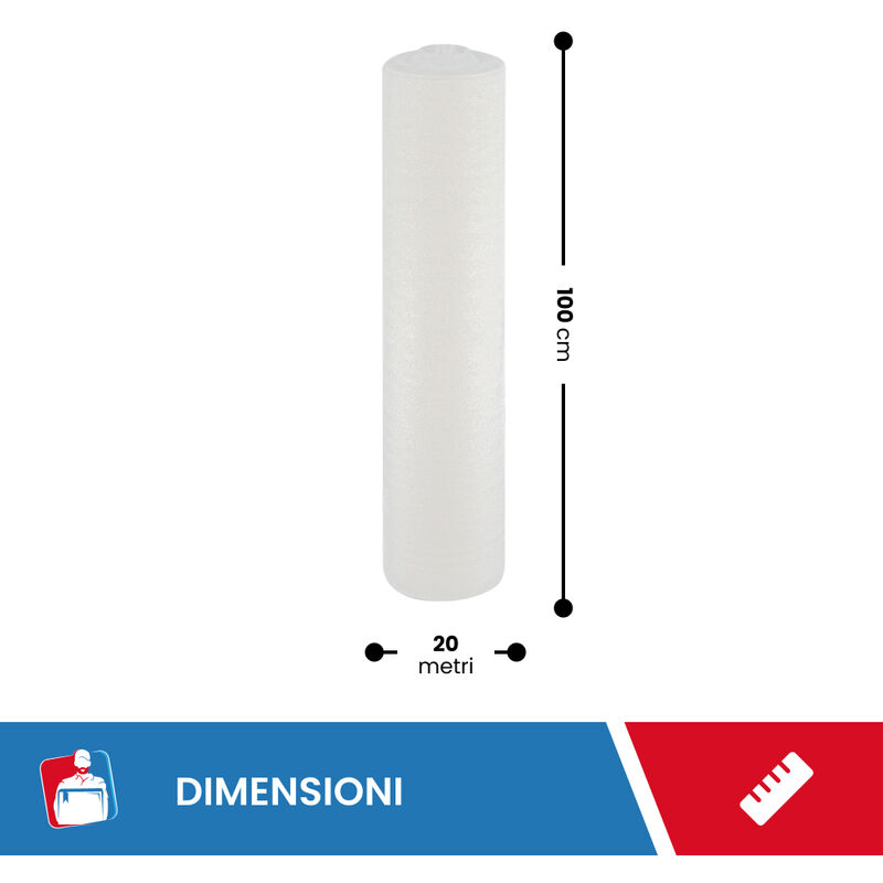 IMBALLAGGI 2000-4 Rotoli Di Sottopavimento Laminato Per Parquet