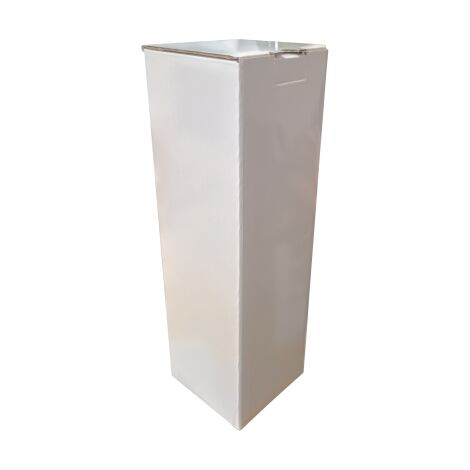 IMBALLAGGI 2000 - 10 scatole per bottiglie Magnum , bianche, automontanti, composte in cartone microonda, misura 11x11x36 cm, per proteggere le tue bottiglie durante la spedizione