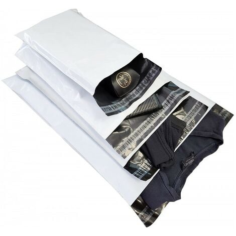 IMBALLAGGI 2000 100 Buste per Spedizioni Vinted Buste per Corrieri Diversi Formati per Spedire Vestiti Scarpe e Accessori Buste Flyer