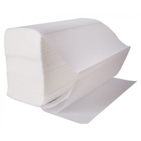 Salviette Carta 24x21cm Pieghe Z per Dispenser, 10 Confezione da 3300 salviette