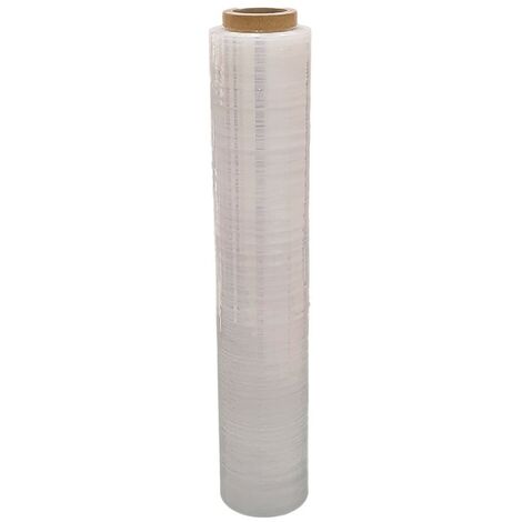 IMBALLAGGI 2000-36pz. Pellicola Estensibile Manuale - Film Estensibile Fascia per Pallet e Imballaggio - Trasparente - 50cm x 160mt - (36)