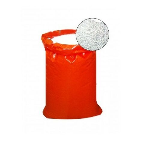 IMBALLAGGI 2000 - Sacco Palline Polistirolo per Riempimento Pouf - 250 Litri - Sfere per Riempimento, Imballaggio e Isolamento - 1 Sacco