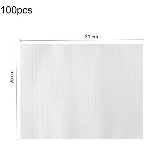 IMBALLAGGI 2000-100 Sacchetti di Schiuma Foam Per Imballaggio Prodotti Fragili - Sacchetti In Polietilene Espanso Per Trasloco - Antiurto - 25x30 cm - 100 Pezzi
