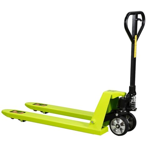 IMBALLAGGI 2000 - Transpallet Manuale Pramac - Portata 2200 kg - Traspallet Carrello Elevatore con 4 Rulli Poliuretano - 100% Made In Italy