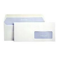 IMBALLAGGI 2000 - Buste Commerciali 11X23 Con Finestra Autoadesive - 80 Gr Blasetti - 40 Pezzi