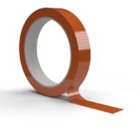 IMBALALGGI 2000 - Nastri Strapping rinforzati antistrappo, mopp supporto, gomma naturale, 79µm, 60 m x 19 mm, Arancio (32)