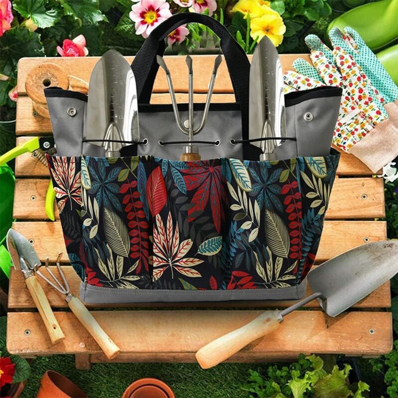 Sac De Jardinage Housolution - Fourre-tout Avec Poches - Polyester 600D Résistant - Organisateur Outils - Bleu