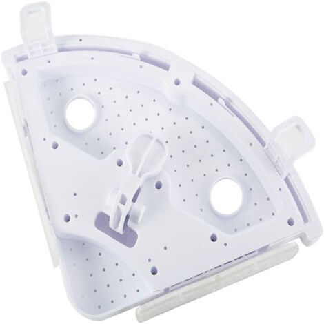 Étagère à Ventouse Pour évier De Salle De Bain - Grille De Drainage, Sans Perçage, 51x10.5 Cm, Couleur Gris Transparent - 10