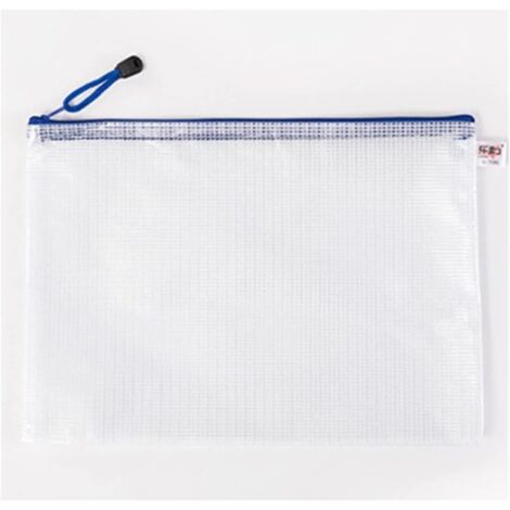 Smarpau Lot De 24 Pochettes En Maille A5 Avec Fermeture éclair - 24,1 X 18 Cm - Noir - Sacs De