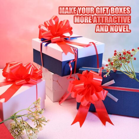 50 Nœuds Autocollants Métalliques Pour Emballage Cadeau - 5 Cm, Brillants, Pour Noël, Anniversaire, Mariage & DIY