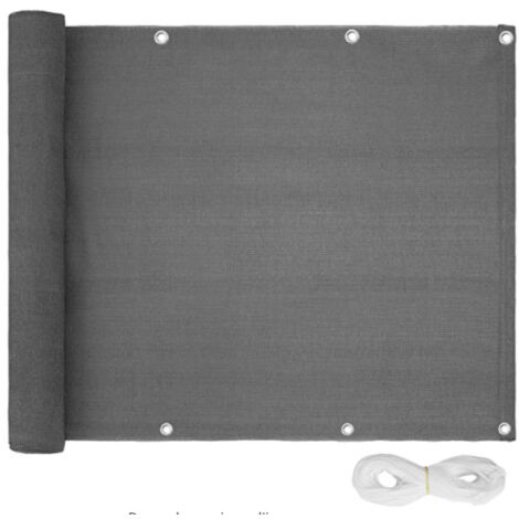 Amagenix Clôture Brise-vue En Sable De 1,2 X 7,6 M Avec œillets En Laiton – Clôture De Protection Robuste En Maille Pour Extérieur, Jardin