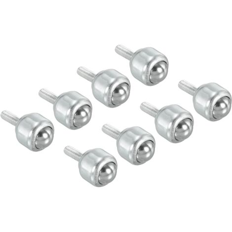 Ruimou Lot De 4 Goujons à Roulement à Billes Avec Bouchon Anti Poussiere M8 X 125 Rotation Gauche Droite Joint A Rotule De Rechange Pour Voiture M8 2 Pieces Lh 2 Pieces Rh