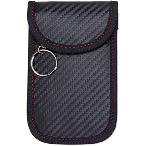 Sac Faraday Noir Anti-feu Pour Clés De Voiture - Protection Contre Le Piratage & étanche