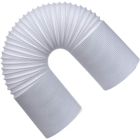 Minkurow – Tuyau d'évacuation flexible 150mm en aluminium PVC 6m – Tube de ventilation pour extracteur d'air – Isolation acoustique efficace - 150mm6m