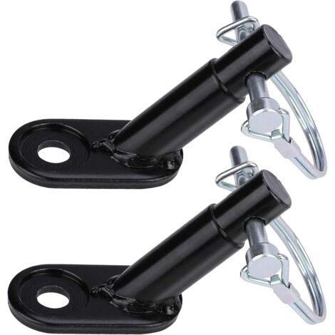 Attache Universelle Pour Remorque De Vélo – En Métal, Noir/argent – Compatible Avec La Plupart Des Remorques, Garantie 3 Mois