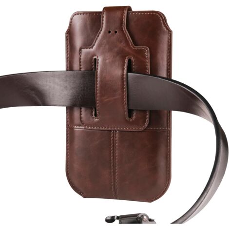 Sollbry Etui de Ceinture pour Telephone Portable Cuir, Pochette