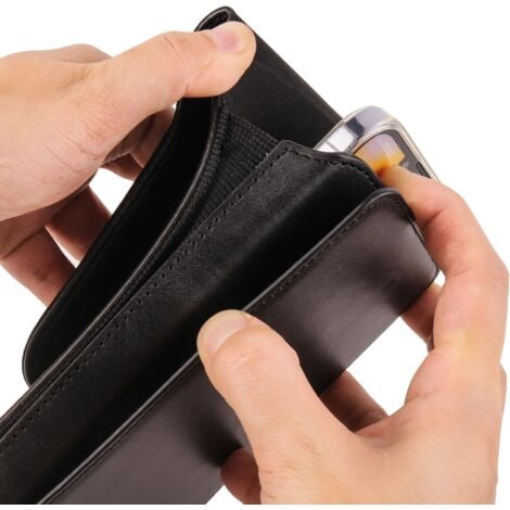 Sollbry Étui de Téléphone en Cuir avec Passant de Ceinture, Sac de