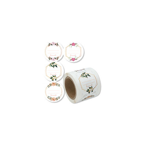 FIHODONE 200 Étiquettes Autocollantes 60x30mm - Pour Bocaux, Congélation, Épices...