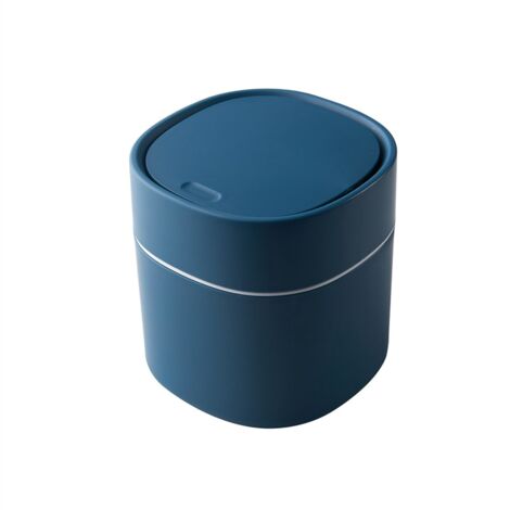 Mini Poubelle De Table Avec Couvercle - Design Mignon Et Pratique Pour Bureau, Salle De Bain, Chambre !