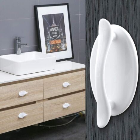 Lot De 6 Poignées De Porte Coulissante Autocollantes Avec Ruban Adhésif