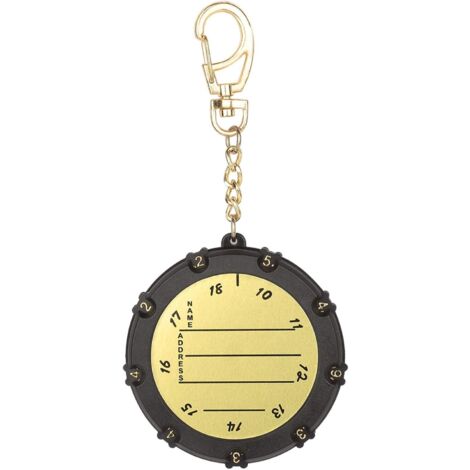 Lot De 3 Compteurs De Scores De Golf - Pour 2 Joueurs, Portable Avec Dragonne, Environ 5,5x5 Cm