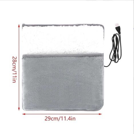 Coussin Chauffant USB En Tissu 15,4x10 Cm - 5V/1A - Pour Chauffe-mains, Dos, Ventre - Neuf