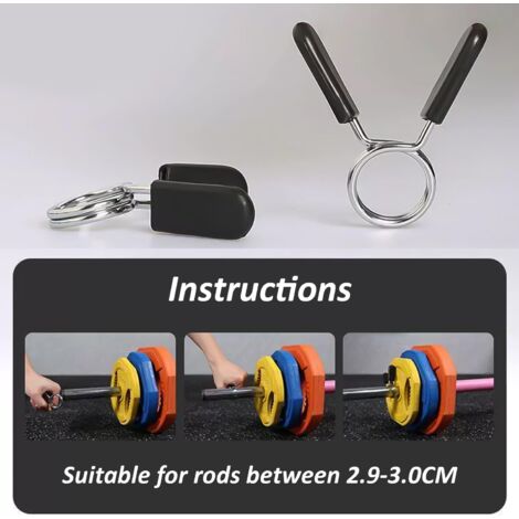 Haltère Hexagonal Nut 2Pcs 28mm Antidérapant Vis Pour Haltère