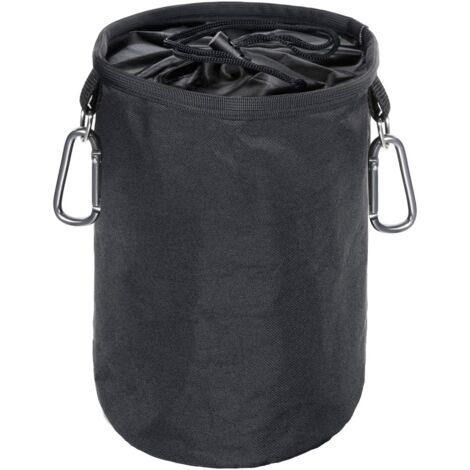 Sac Pour Pince à Linge Sac Rangement Pinces à Linge X2 - Tissu Oxford - 32x27 Cm - Avec Crochet Rotatif 360° Organisateur Balcon