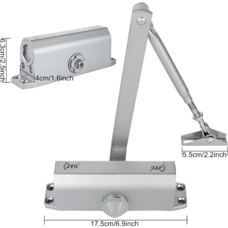 Ferme-porte Hydraulique Automatique GEZE TS3000V Pour Porte Coupe-feu - Neuf