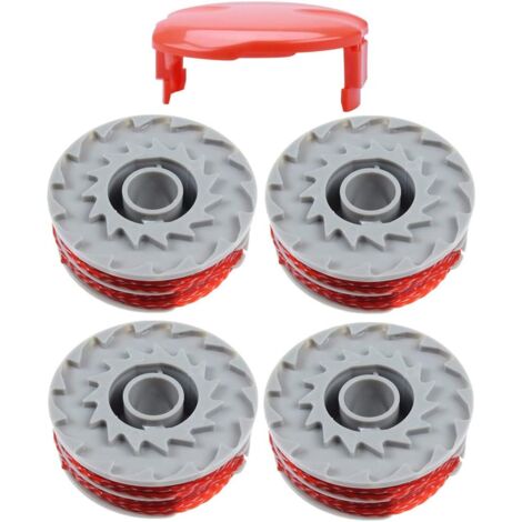 Bobines De Fil Nylon Pour Débroussailleuse Flymo - Lot De 4, 1,5 Mm, 11 M, Compatible FLY021 Et Modèles Similaires