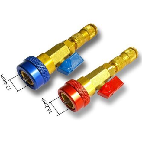 Valves De Remplissage Climatisation Auto R134a – Lot De 4, En Alliage D’aluminium, Pour Haute Pression