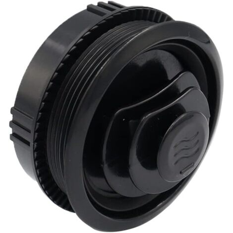 Déflecteur De Climatisation Voiture Universel - Sortie Ronde ABS 100x76x47 Mm - Pour Camping-car, Caravane, Bus