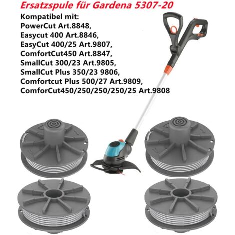 Bobine De Fil Pour Gardena 5307-20 Débroussailleuse 1,65 Mm 6,1 M, Bobine De Fil Rechange Coupe