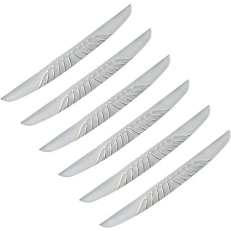 Protections De Portière Pour Dacia Sandero III/Stepway - Lot De 6 Bandes Anti-collision En PU, Couleur Blanc - 6