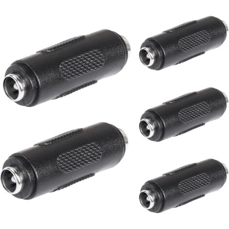 3 Connecteurs DC Femelle-Femelle 5.5x2.1mm - Pour Alimentation CCTV Et Électronique