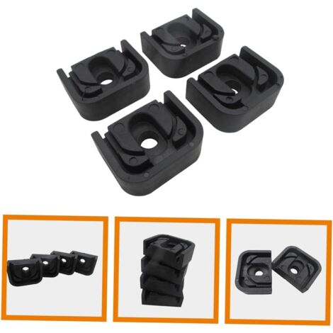 4 Supports Anti-Vibration Climatiseur EIHI - Coussinets Caoutchouc Pour Climatiseur Extérieur