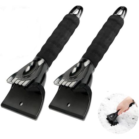 Lot De 2 Grattoirs à Lame De Rasoir, Outil De Grattoir 2 En 1 Avec 10 Lames En MéTal Et 10 Lames