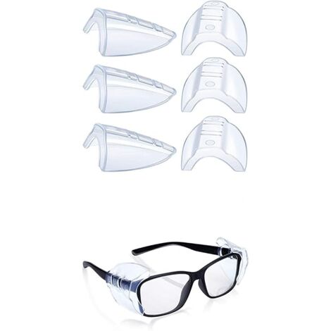 Lunettes De Protection Transparentes Anti-Buée - 4 Paires - Pour Travail, Labo, Soudage, Ski
