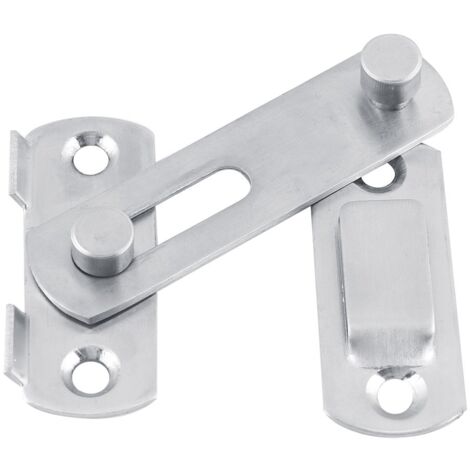 Loquet Bascule Porte Inox 51x48mm - 2 Pièces - Uxcell